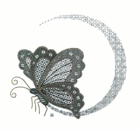 Blackwork, чёрная вышивка