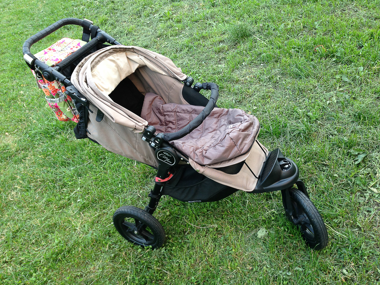Baby jogger city elite с бампером и муфтой для ножек. Сумка Ju-Ju-Be.