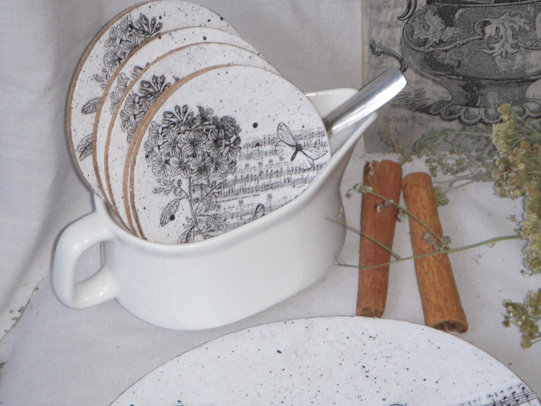 Декупажный конкурс. Тема - монохром/сепия