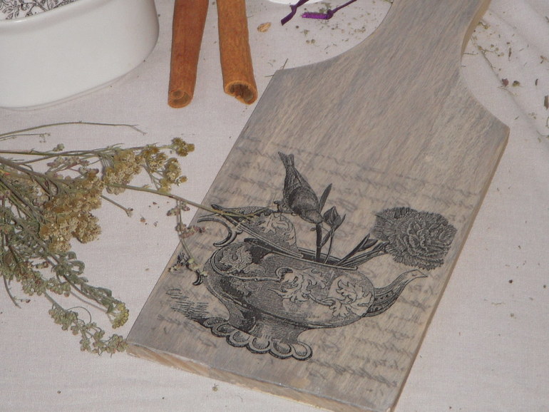 Декупажный конкурс. Тема - монохром/сепия