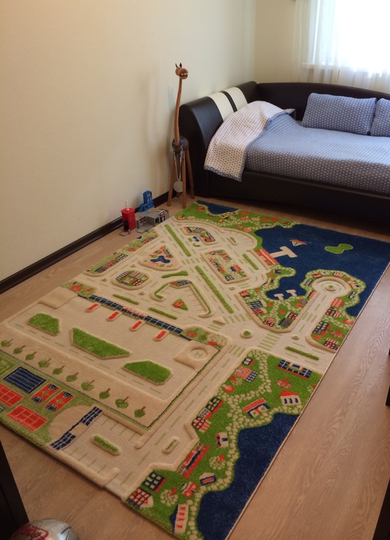 Купили Сереге ковер Мини Сити