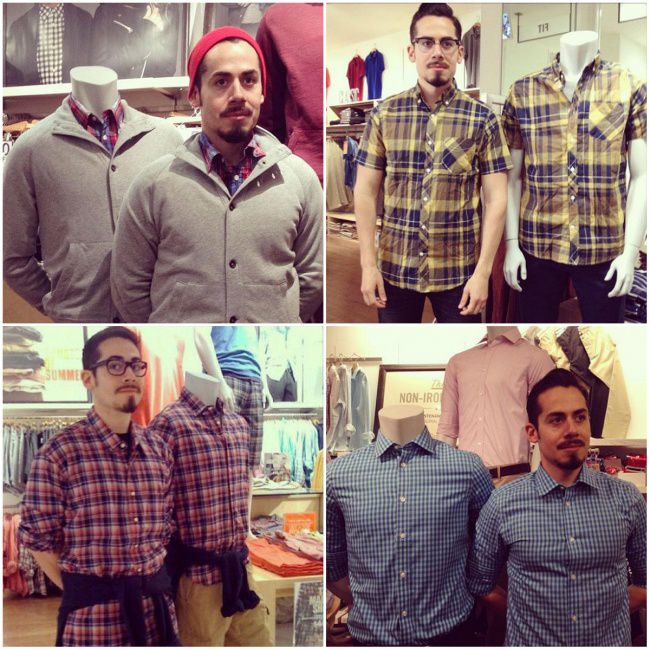 он любит жену, но не любит шопинг )