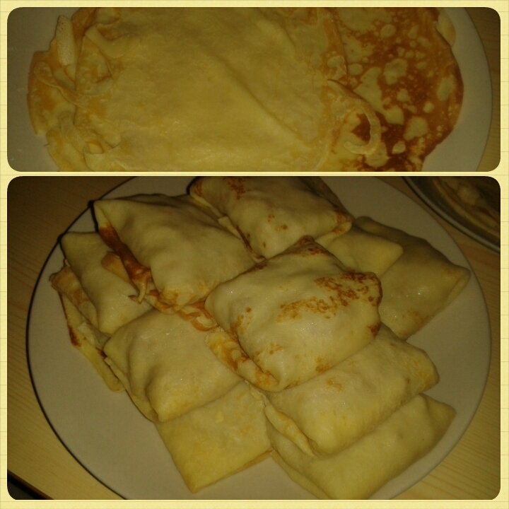 Блинчики с мясом