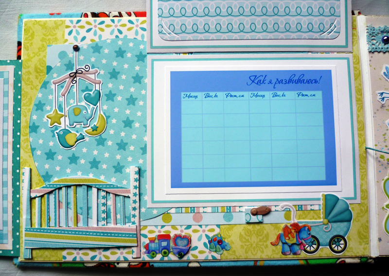 Альбом для новорожденного мальчика "Мироша"