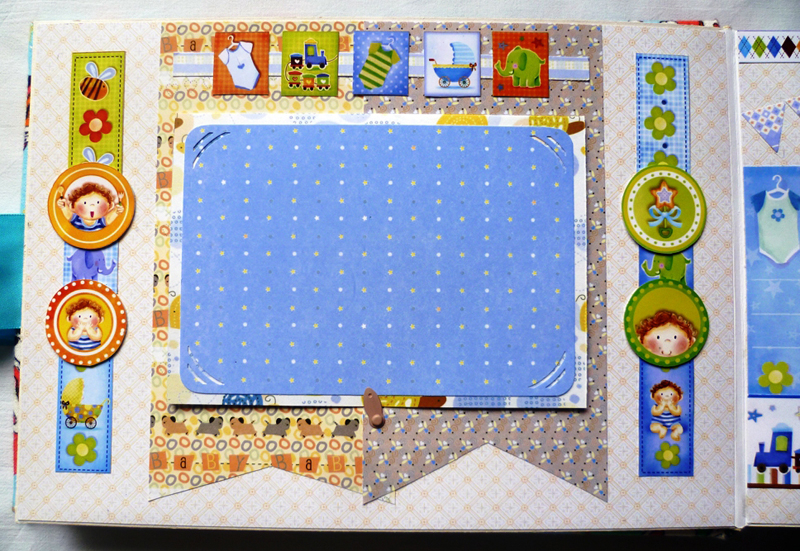 Альбом для новорожденного мальчика "Мироша"