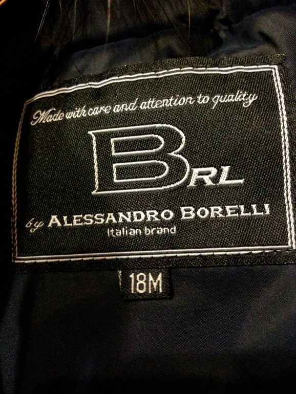 Пуховик + Комбинезон Alessandro Borelli 7000р.