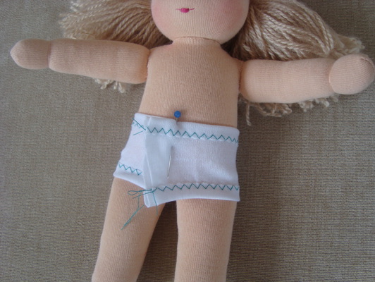 Трусики для куклы за 5 минут