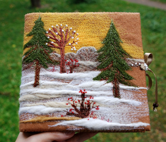 Пейзажи из ниток от Indras Ideas