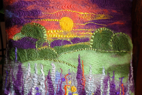 Пейзажи из ниток от Indras Ideas