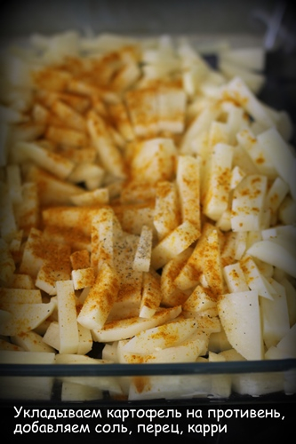 Куриные бедрышки с персиками