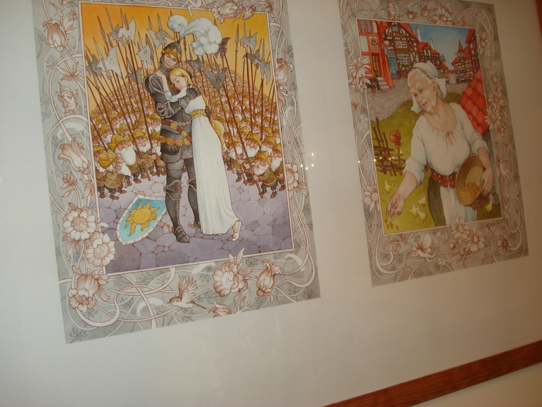 Открытие выставки иллюстраций Ольги Ионайтис