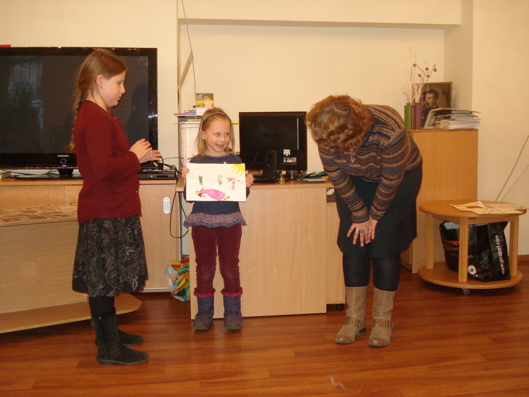 Открытие выставки иллюстраций Ольги Ионайтис