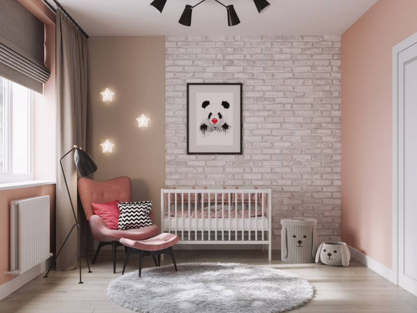 Детская для малышки в стиле LOFT