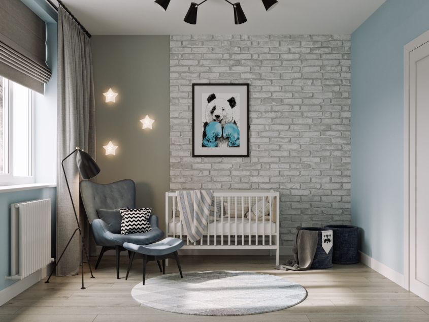 Детская для малыша в стиле LOFT