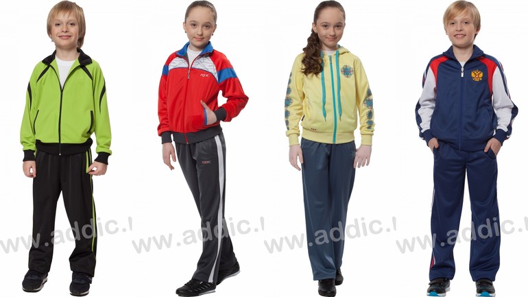 Детские спортивные костюмы tm «ADDIC» и «RED’n’rocks»