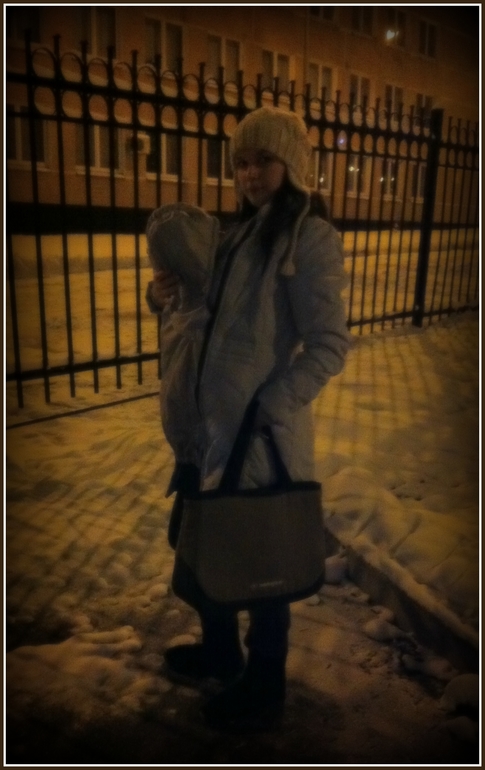 Эрго-рюкзак и слинговставка. Мой первый опыт кенга-мамы:)