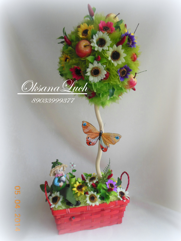 Свеженькие деревца...