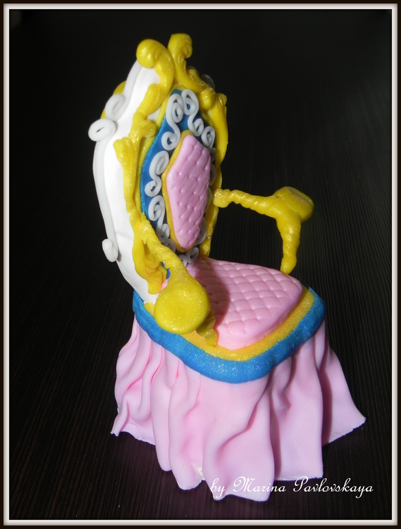 А теперь мастичный тортик доче на 3 года)))