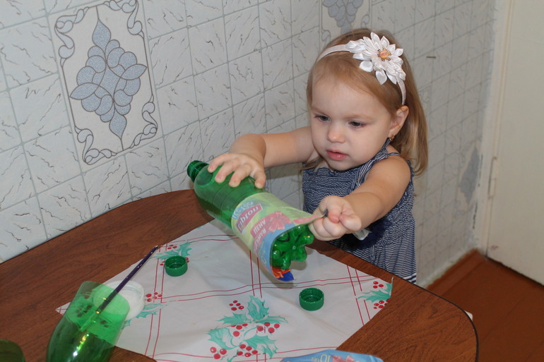 первая поделка в детский садик)