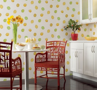 точки, кружочки, горошки в интерьере
