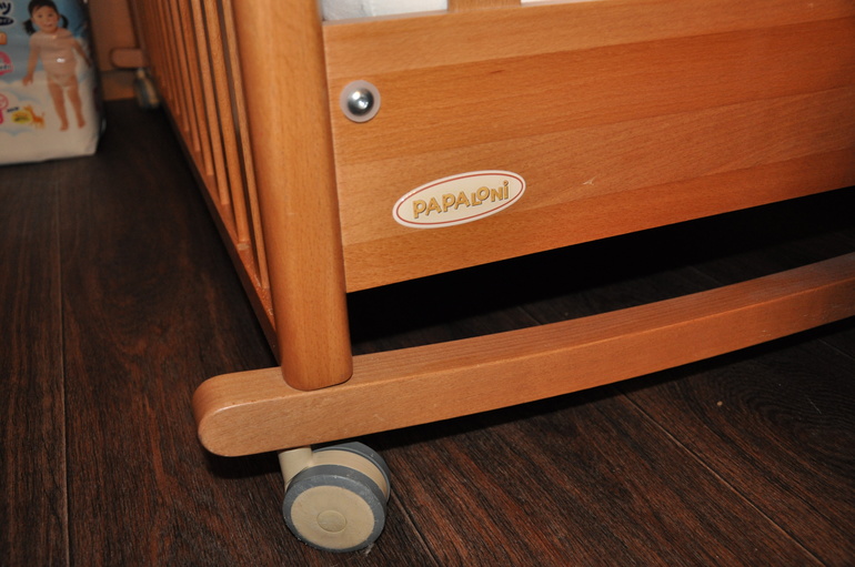 Кроватка Papaloni Джованни 120*60 + матрас + комплект CebaBaby