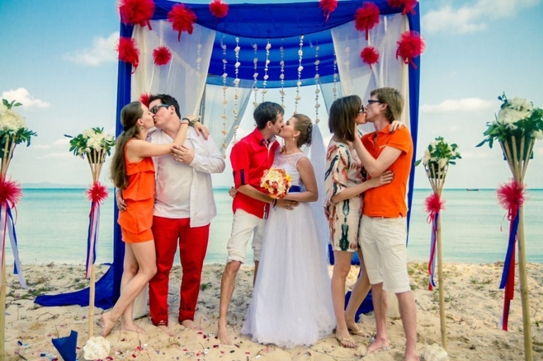 Тропическая свадьба