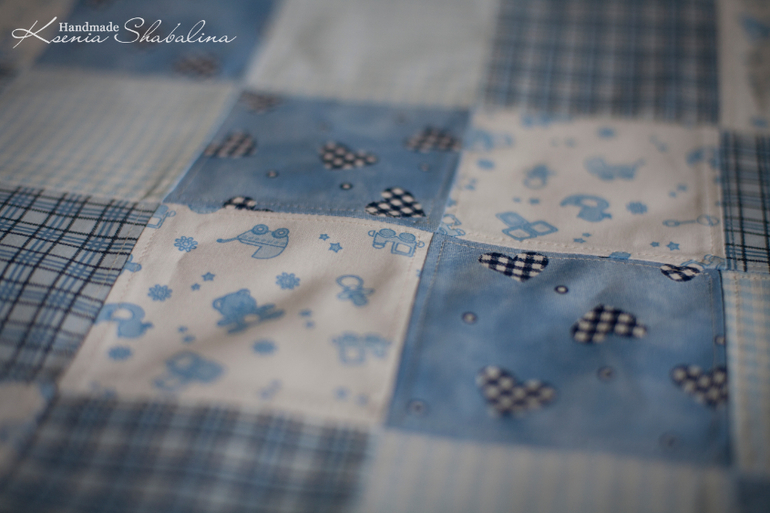 Я её сшила) наволочка пэчворк)