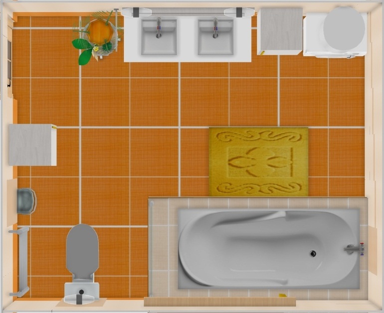 Ванная 10 кв.м.