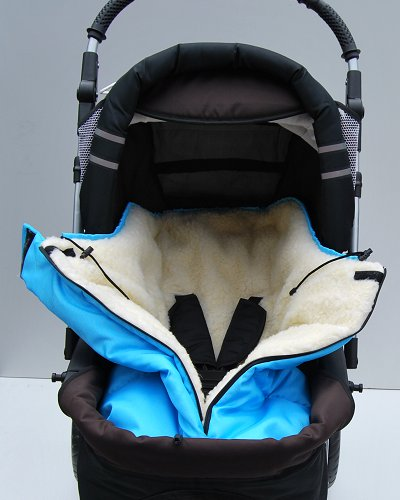 Конверт-мумия на натуральной овчине из Польши