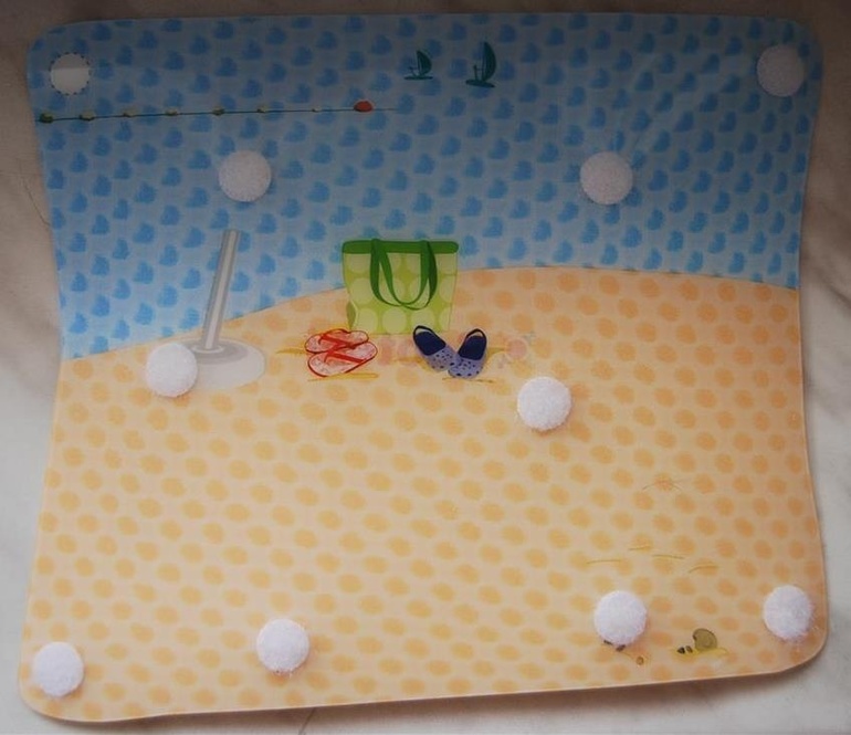 На пляже: развивающая 3D игра-паззл на липучках от Scotchi