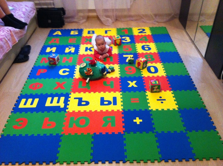 Вот такие у нас теперь замечательные полы))))