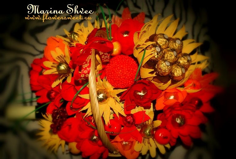 Предлагаю сделать для вас букеты и композиции из конфет =)