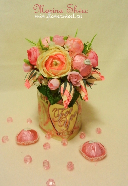 Предлагаю сделать для вас букеты и композиции из конфет =)