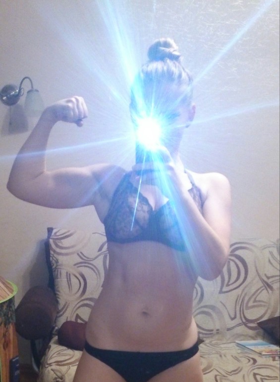 А жирок-то тает))))