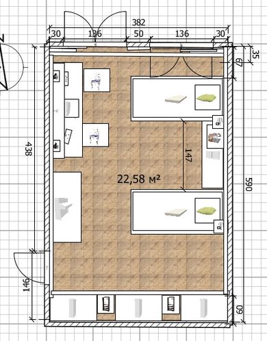 Детская. Класический стиль.