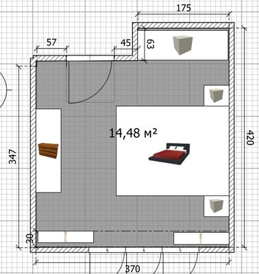 Эленика. Спальня