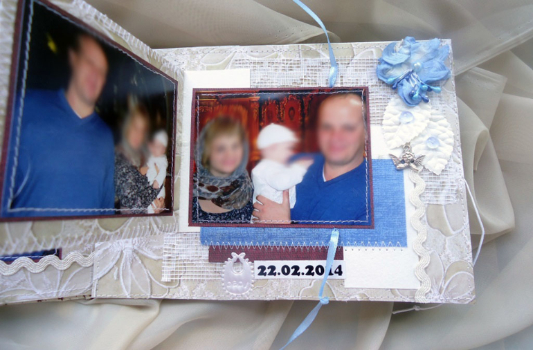 Мини альбомчики для крестных