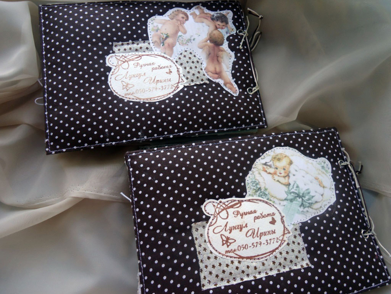 Мини альбомчики для крестных