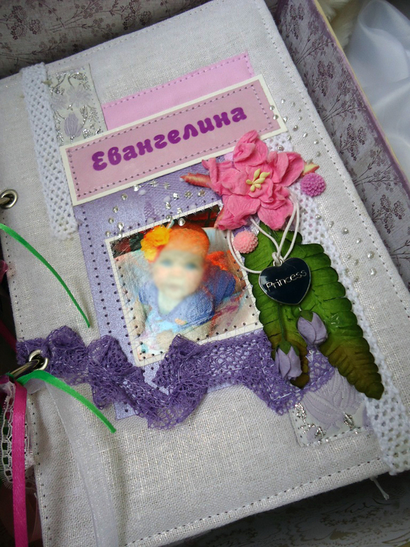 Альбом-книга пожеланий для Евангелины (часть заказа)