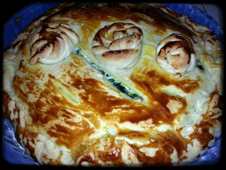 Полезный и вкусный пирог из Шпината и творога. — 3 ответов