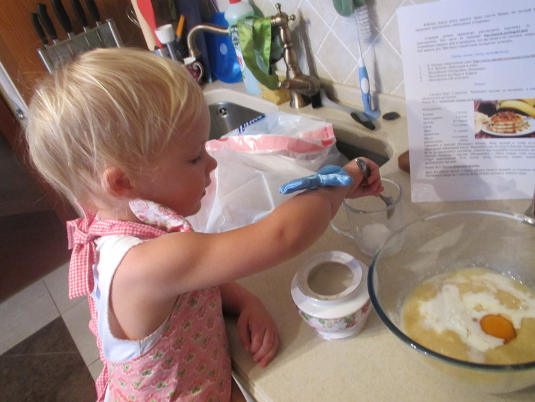 ФМ Готовим вместе с детьми.Банановые оладьи