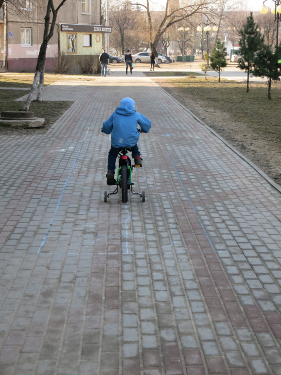 Обкатали новый велик.