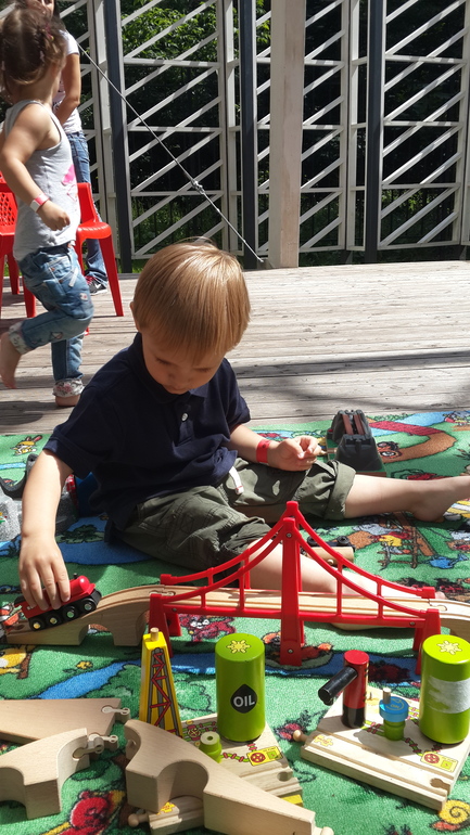 паровозия и аква-садик в парке Фили