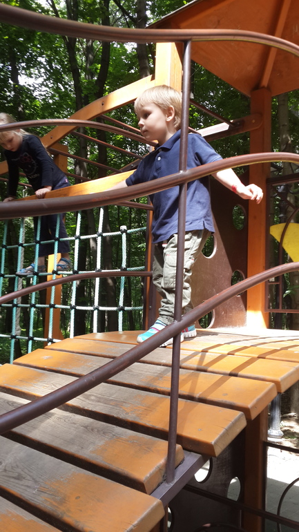 паровозия и аква-садик в парке Фили