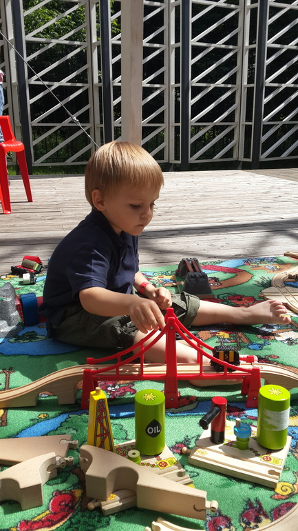 паровозия и аква-садик в парке Фили