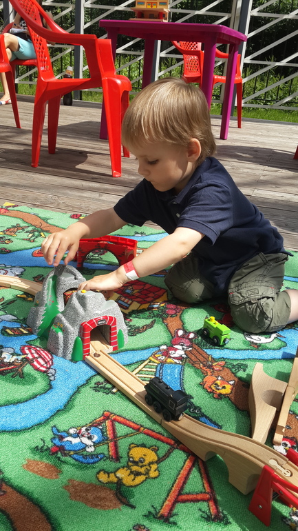 паровозия и аква-садик в парке Фили