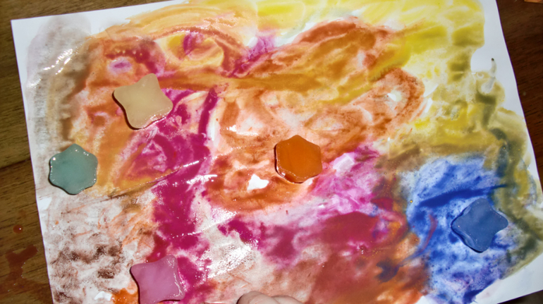 Художка. Рисование льдом