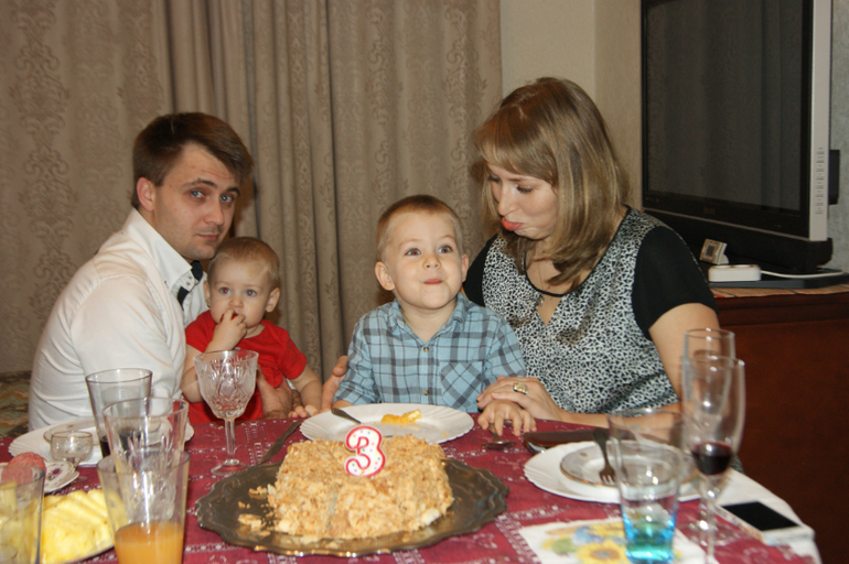 Лёньке 3 года!