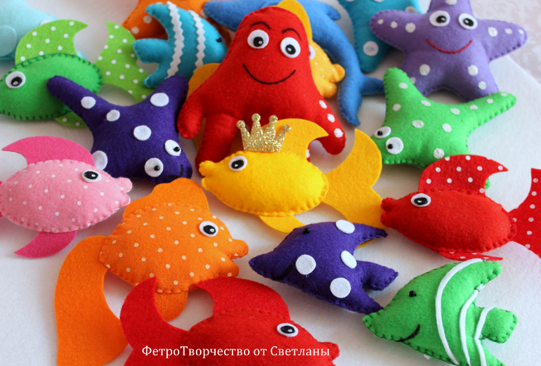 Магнитные морские обитатели из фетра. — 23 ответов | форум Babyblog