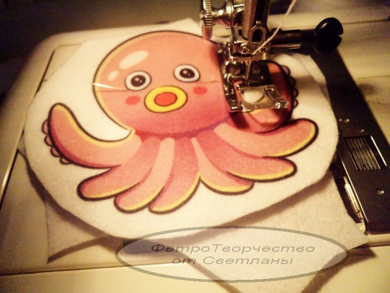 МК рыбалки из фетра.